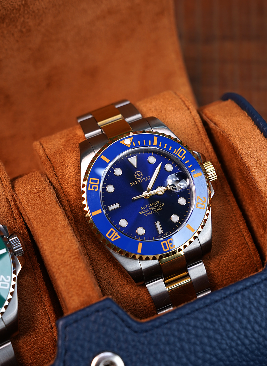 Blue Watch Roll – Three Watches
