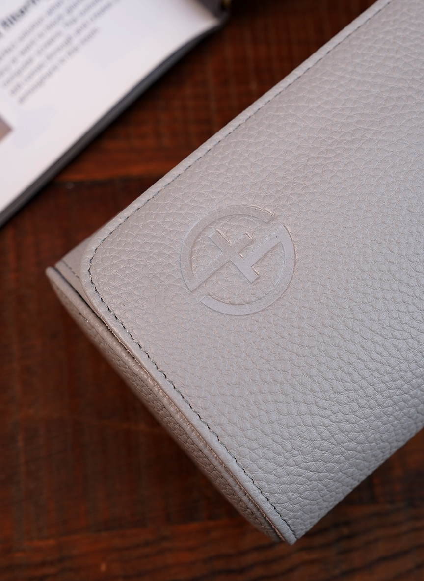 Grey Watch Roll – Three Watches