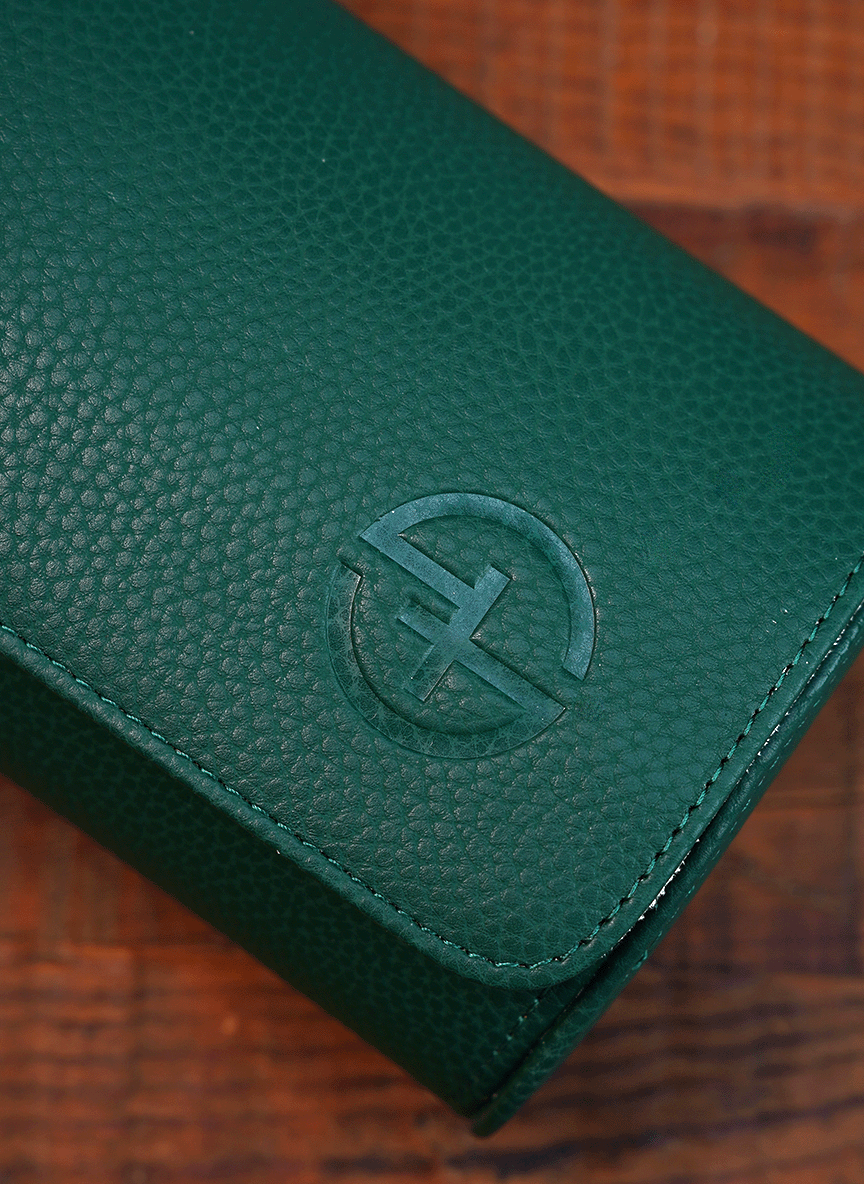 Green Watch Roll – Three Watches