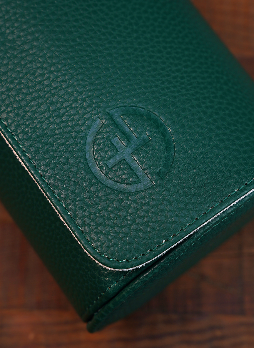 Green Watch Roll – Two Watches