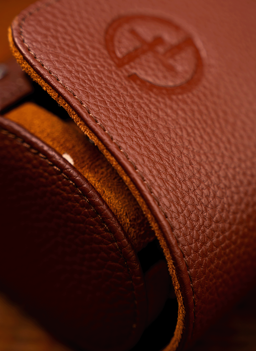 Brown Watch Roll – Three Watches