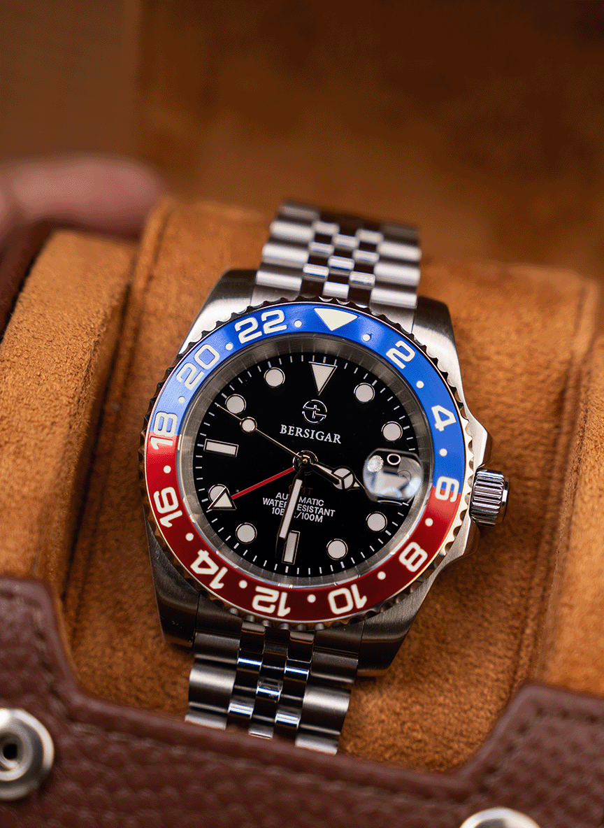 Brown Watch Roll – One Watch