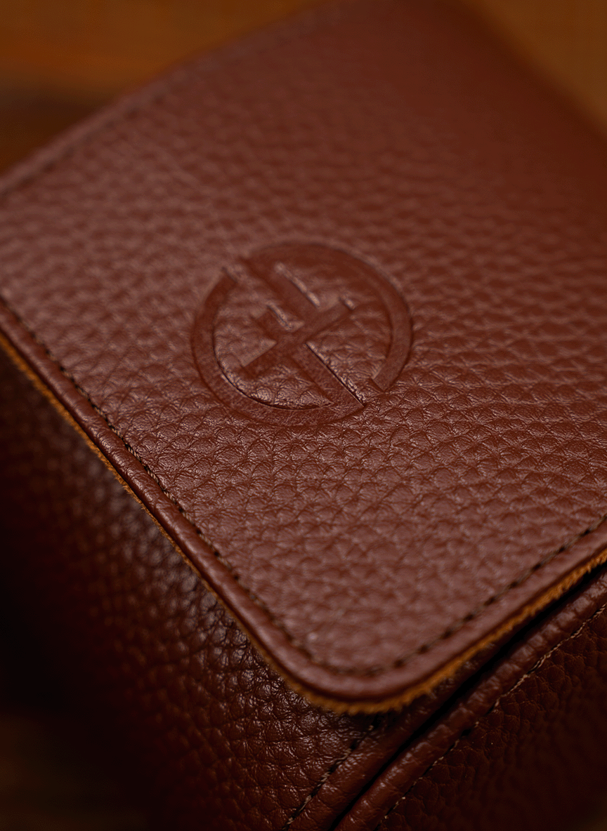 Brown Watch Roll – One Watch