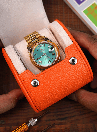 Orange Watch Roll – One Watch