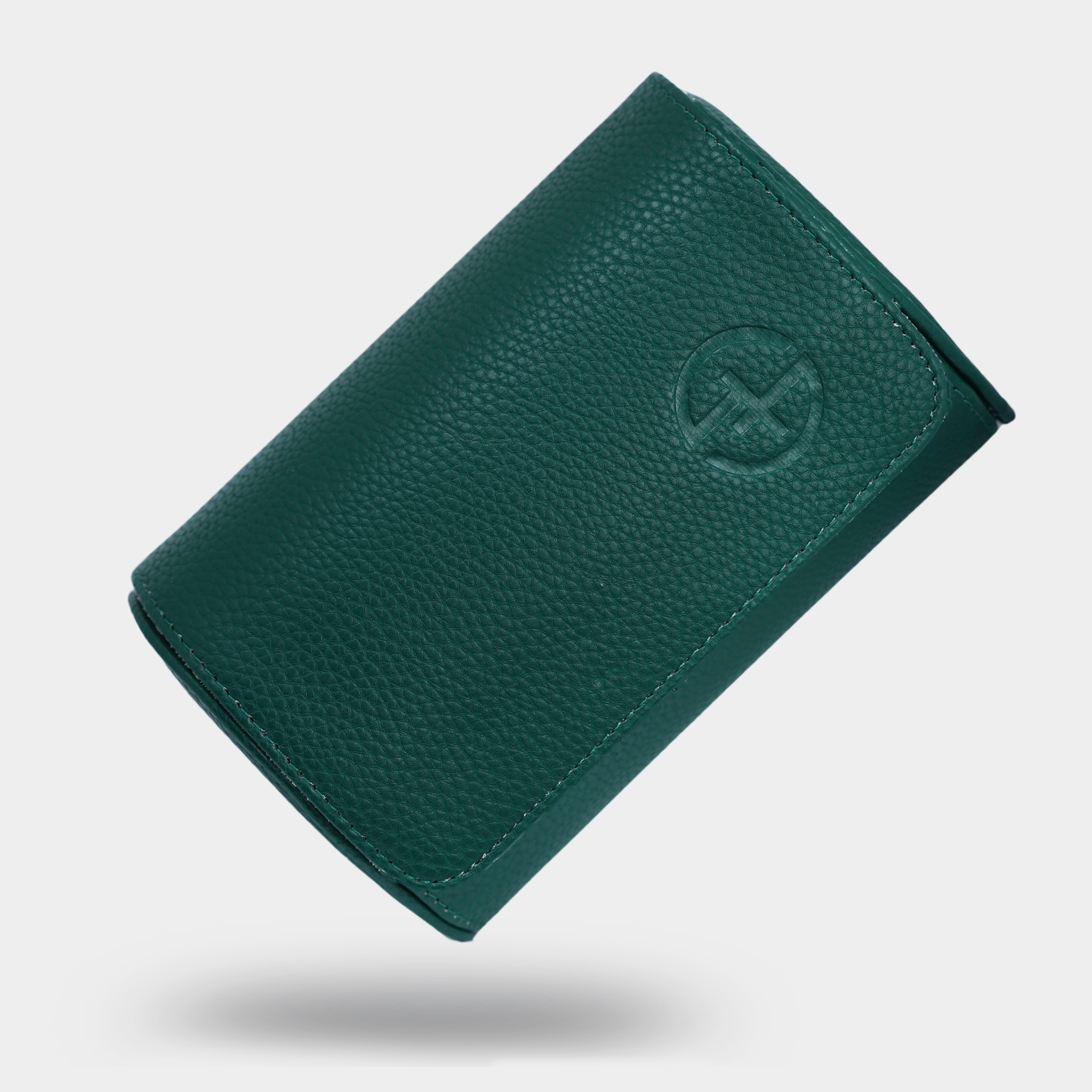 Green Watch Roll – Two Watches