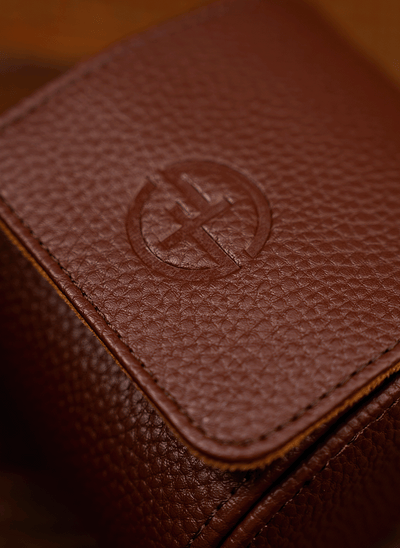 Brown Watch Roll – One Watch