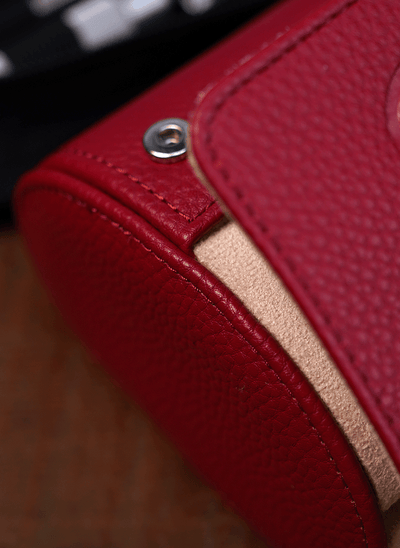 Red Watch Roll – Two Watches