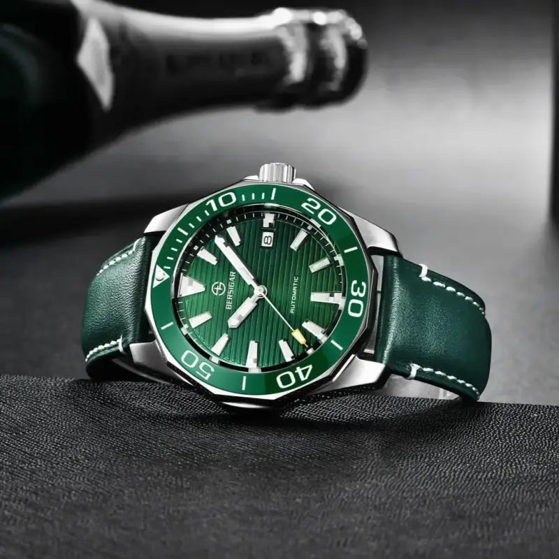 BERSIGAR TIMECRAFT 1668 GREEN STRAP - watches